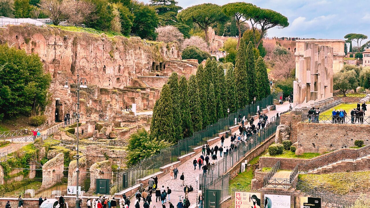 Roman Forum Entrance in Rome