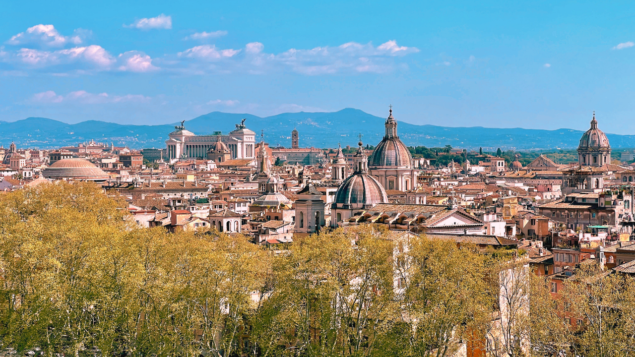 Beautiful scenery in Rome
