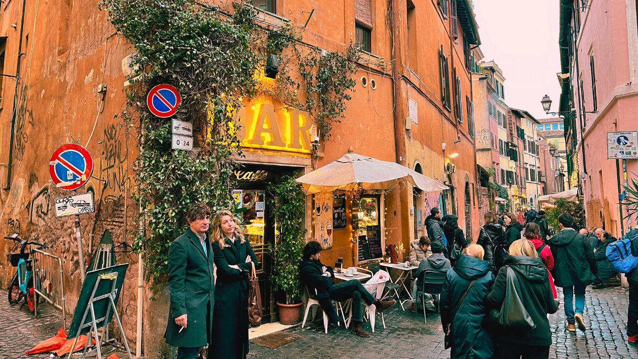 Trastevere District in Rome